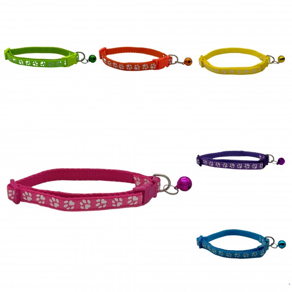 ΠΕΡΙΛΑΙΜΙΟ ΣΚΥΛΟΥ ΜΕ ΠΑΤΟΥΣΕΣ ΔΙΑΦΟΡΑ ΧΡΩΜΑΤΑ 19X32MM